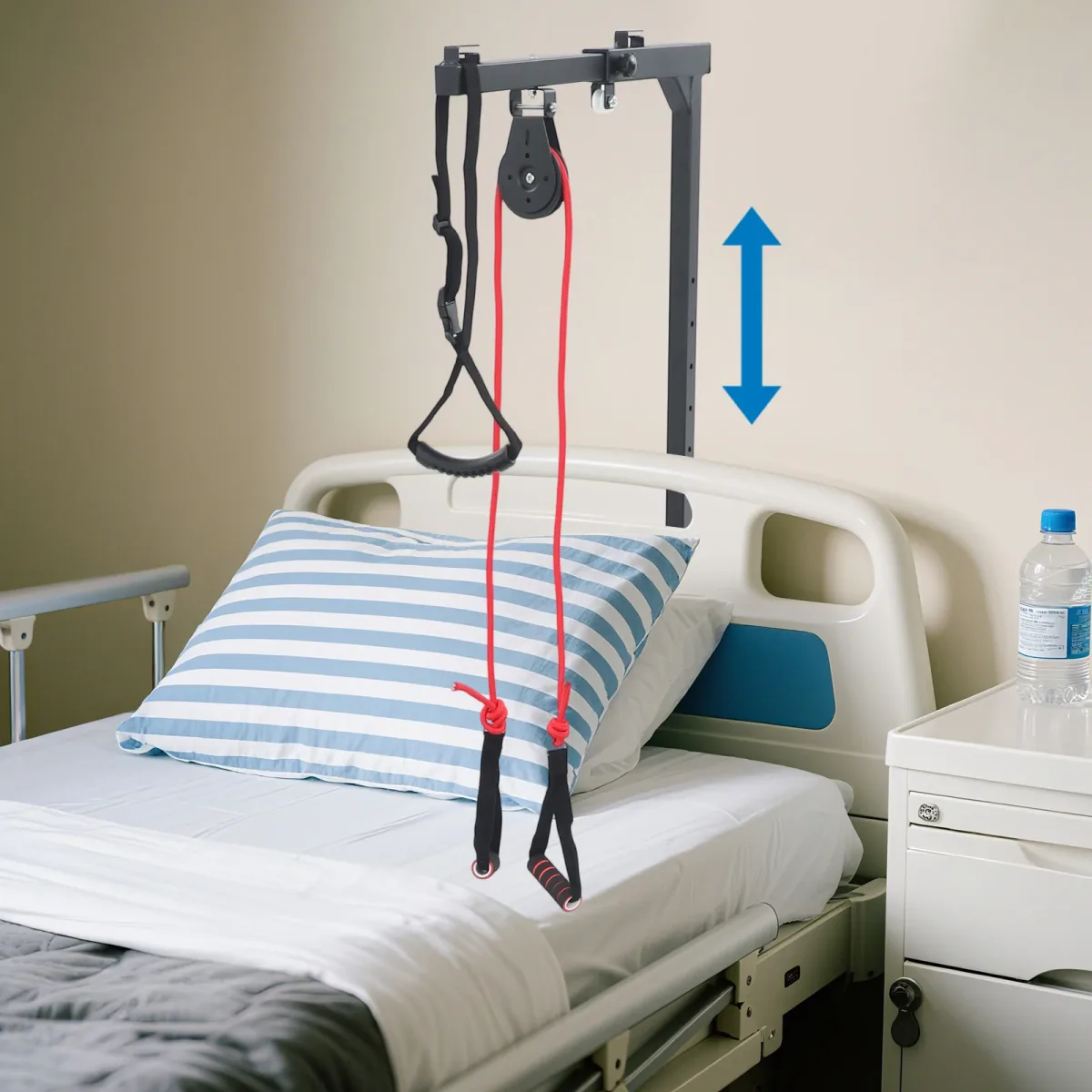Cadre sur pied réglable noir pour se lever