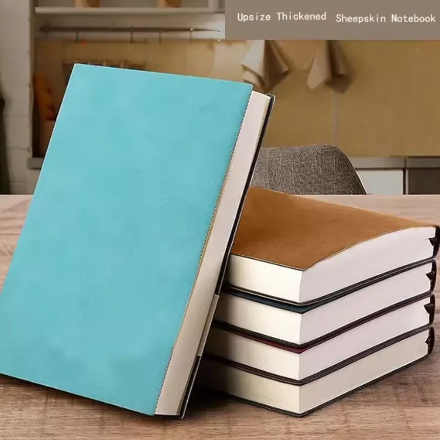 Carnet de notes A5 épais en cuir PU