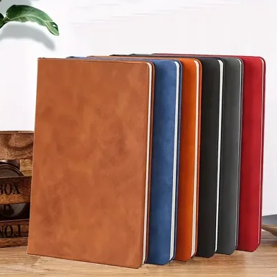 Carnet de notes A5 épais en cuir PU – image 2