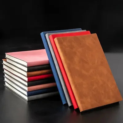 Carnet de notes A5 épais en cuir PU – image 3
