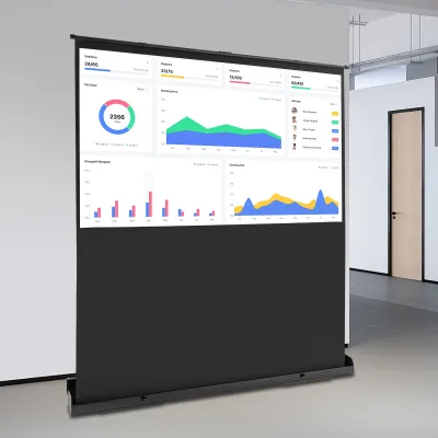 Écran de projection portable sur pied, 16:9 – image 2