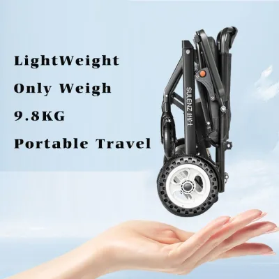 Fauteuil roulant électrique pliable ultraléger – image 2
