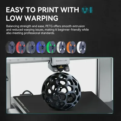 Filament PETG multicolore 1,75 mm pour imprimante 3D – image 3