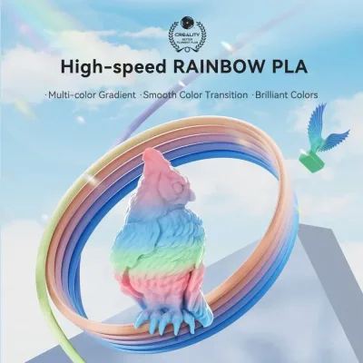 Filament PLA 1,75 mm dégradé multicolore, bobine 1 kg – image 2
