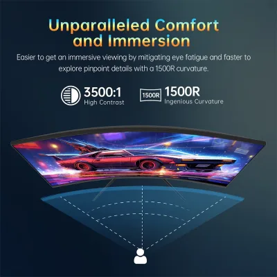 Moniteur de jeu incurvé 32 pouces QHD 180 Hz – image 2