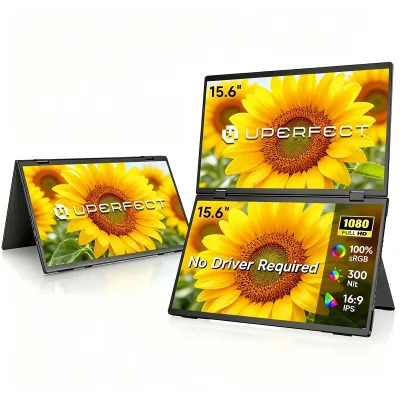 Moniteur portable double écran 15,6 pouces
