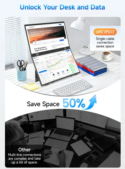 Moniteur portable double écran 15,6 pouces – image 2