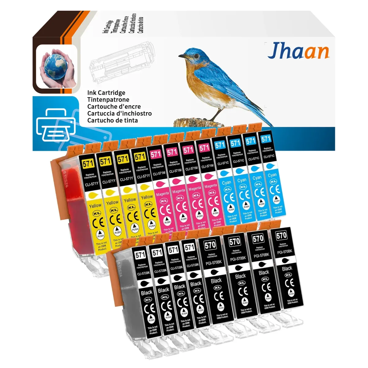 Multipack 20 cartouches d'encre compatibles
