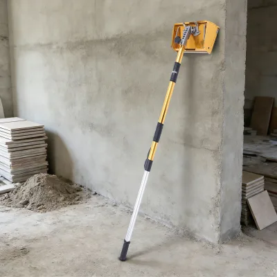 Outil de finition pour cloisons sèches, jaune