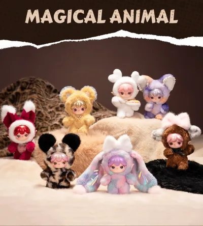 Peluche pendentif en boîte surprise, série animaux – image 2