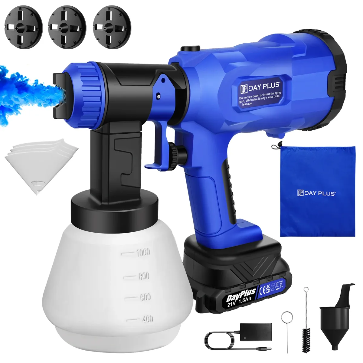 Pulvérisateur de peinture sans fil 1000 ml