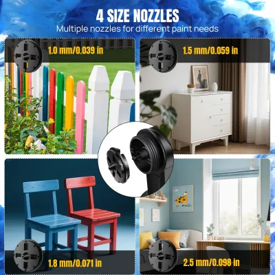 Pulvérisateur de peinture sans fil 1000 ml – image 3